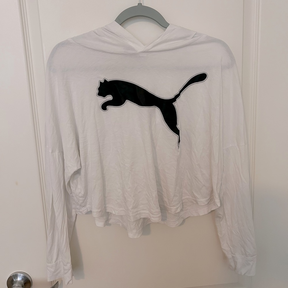 PUMA Sport Crop Top Lightweight Hoodie